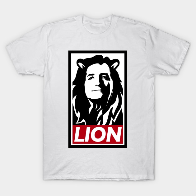 Lion Ted T-Shirt by PatrickScullin